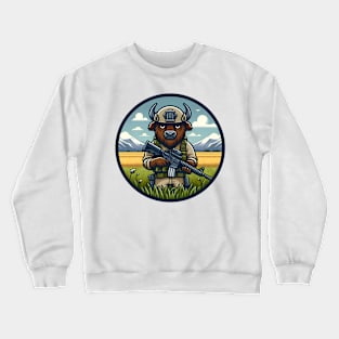 Tactical Bison Buffalo Crewneck Sweatshirt